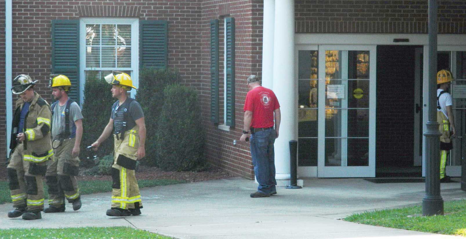 Firefighters take precaution, verify false alarm